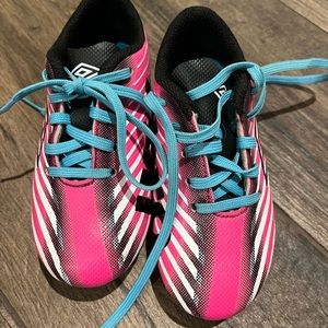Toddler soccer cleats, girls toddler 8, Umbro soccer cleats